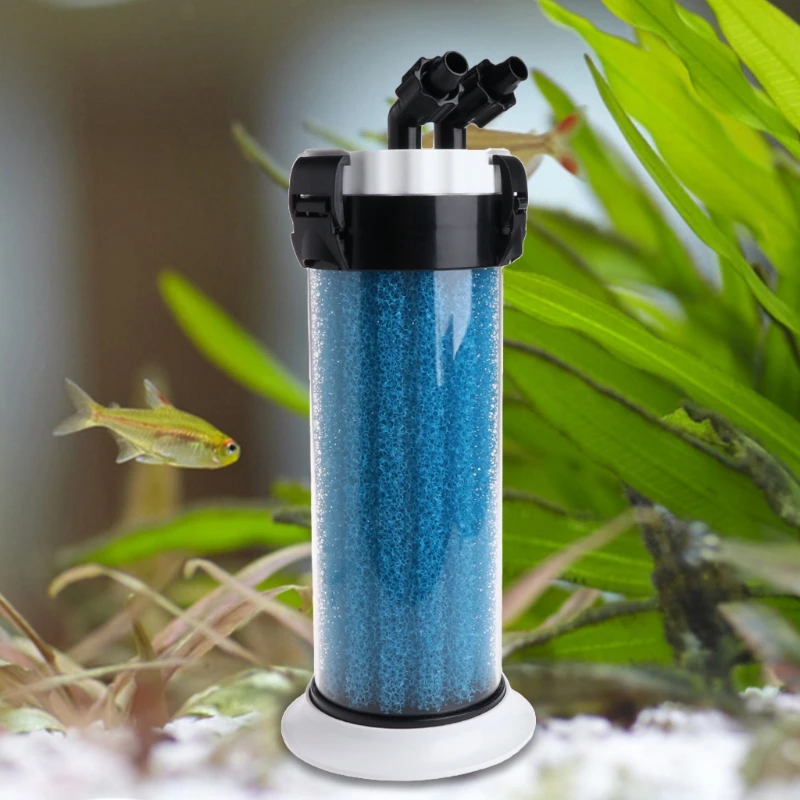 Pre-filter barrel No power Large fish tank filter  Aquarium pre-filter External  sponge barrel fish tank QZ-30 Turtle box device