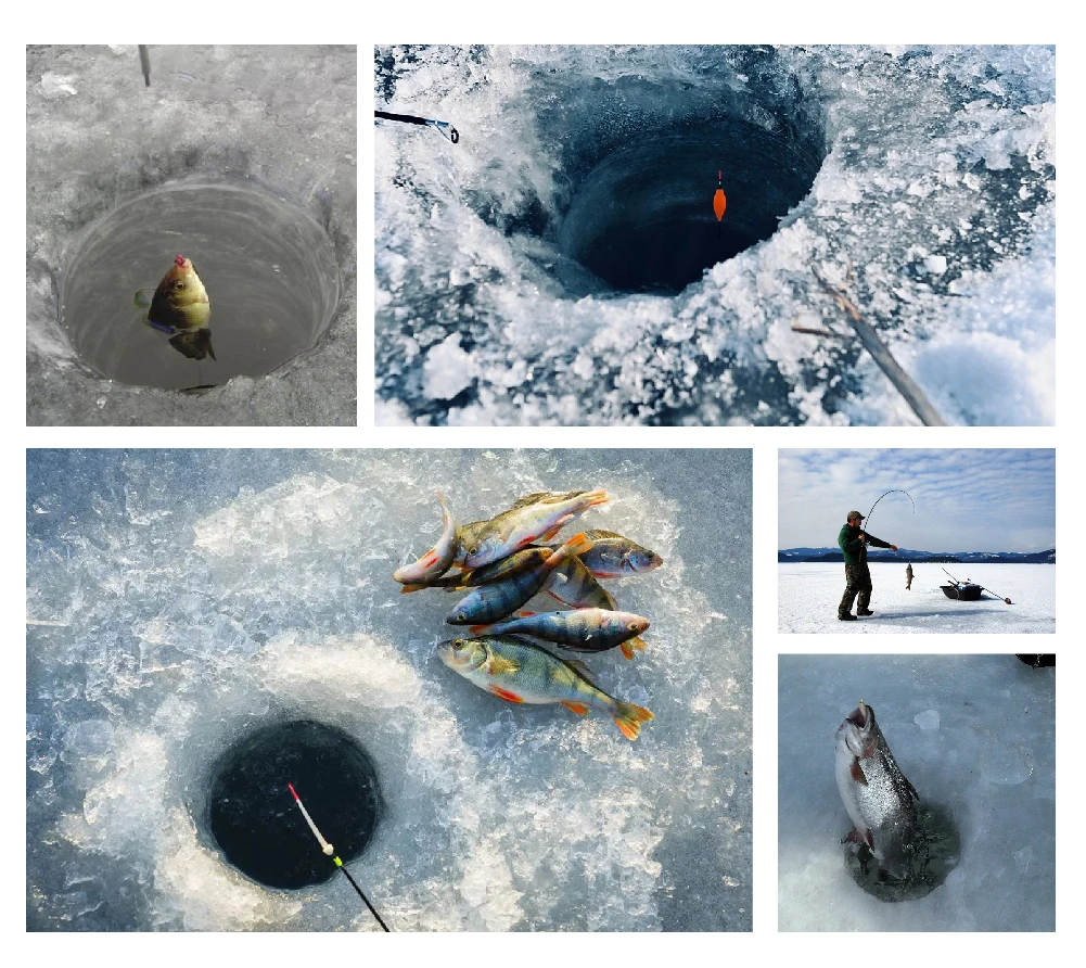 MUUNN 10pc 0.5g-1.85g Multicolor Glow Tungsten Ice Fishing Jig Head,3.2mm/4mm/5mm,Hayabusa Hook Winter Ice Fishing Bait
