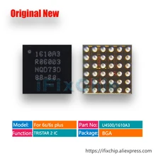 10 шт./лот, 1610A3 IC для iPhone 6S/6S plus/6splus U4500 U2/USB IC USB зарядное устройство/зарядка/TRISTAR 2 IC 36 контактов 10 шт./лот, 1610A3 IC для iPhone 6S/6S plus/6splus U4500 U2/USB IC USB зарядное устройство/зарядка/TRISTAR 2 IC 36 контактов