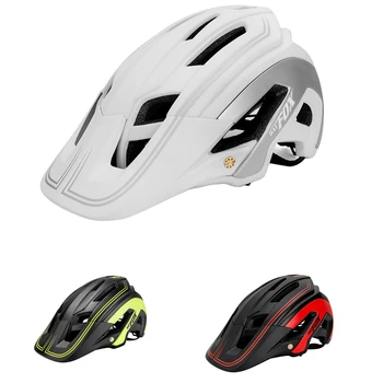 

MTB Cycling Safy Adjustable Bicycle Helmet Pneumatic Design Reduce Wind Resistance Large Vent Removable Skateboard Helmet