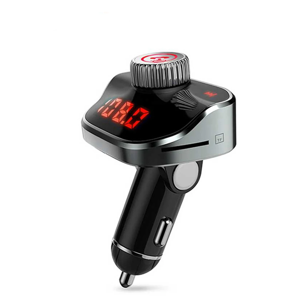 Fm-передатчик беспроводной Bluetooth MP3-плеер 3.1A Быстрая зарядка Hands-free двойной USB сенсорный экран автомобильный mp3-плеер Комплект для автомобиля