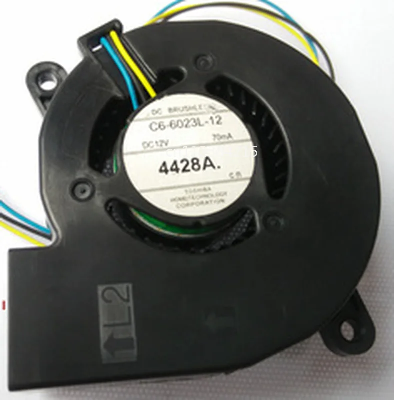 

Free shipping Original C6-6023L-12 DC12V 70mA 60x23MM for Projetor Blower cooling fan