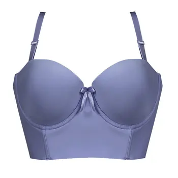 

Women Push Up Bra Padded Massage Underwire Bra Stretch Extreme Lifting Half Cup Seamless Bra hot sale