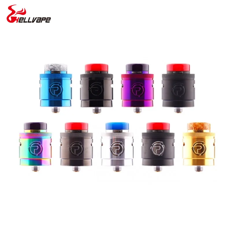 Оригинал Hellvape Passage 24 мм RDA Tank 810 Кобра капельная насадка двойная катушка сборка для