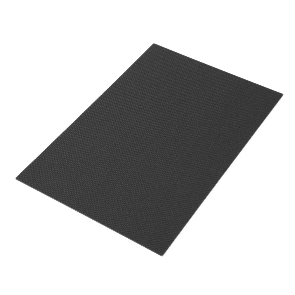 Сильный и легкий 300x200x1 мм полностью углеродное волокно пластина панель лист плотная ткань матовая поверхность для сборки RC