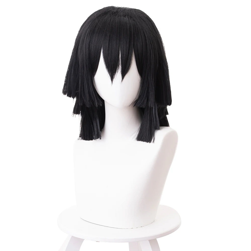 Brdwn Demon Slayer Kimetsu no Yaiba Tokitou Muichirou Kanroji Mitsuri Rengoku Kyoujurou Sabito аксессуары для волос Hairwear - Цвет: Iguro 487K