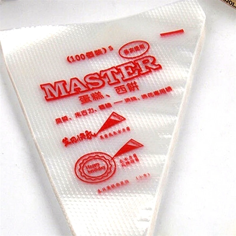 100 шт одноразовый мешок для теста насадки Обледенение конвейерное покрытие кондитерский Декор кекса Сумки Торт Крем Кондитерская насадка Инструменты для выпечки