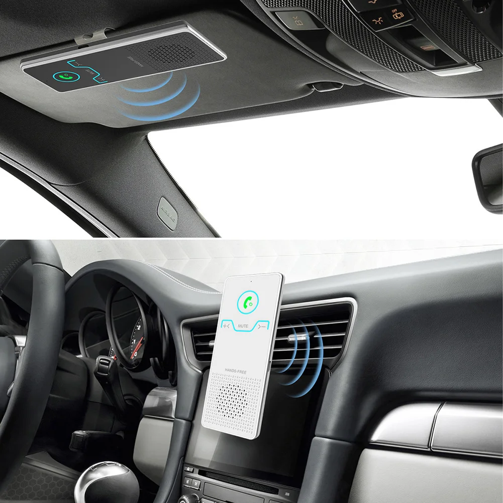 Громкая связь Bluetooth 4,0 Громкая связь длинный режим ожидания автомобильный солнцезащитный козырек автомобильный шумоподавитель HD стерео плеер Автомобильный Bluetooth громкая связь