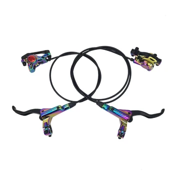 

ZOOM MTB Bike Hydraulic Disc Brakes Levers Front＆Rear Rotor Disc Brake Set Durable Bicycle Cycling Accessories Parts