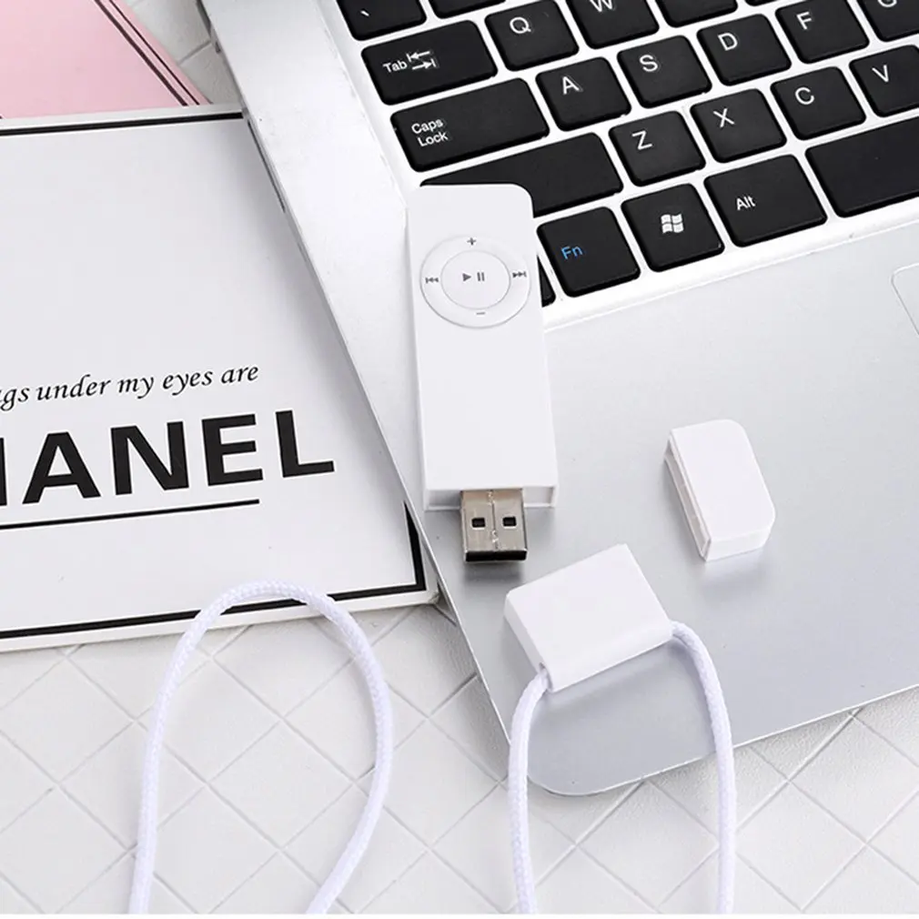 Тонкий легкий портативный USB Спорт U диск мини Mp3 музыкальный плеер Поддержка 32 Гб TF карта Лучший подарок