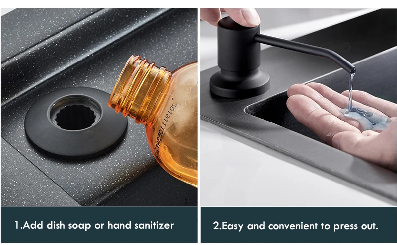 Dispensadores de sabão de cozinha