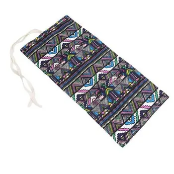 

Ethnic Style Simple Pen Curtain Roll Pencil Bag Stationery Painting Color Lead Pencil Pen Curtain Student Supplies Gift