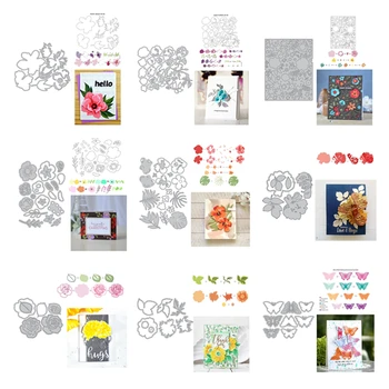 

2020 New Bloom Metal Cutting Dies and Scrapbooking for Paper Making Peony Petal Embossing Frames Card Craft Without Stamps