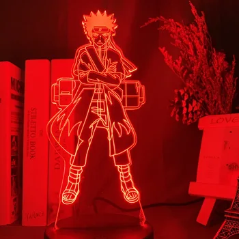 

3d Naruto Figure Night Lamp Japanese Anime Nightlight for Kids Child Bedroom Decorative Lighting Touch Sensor Led Night Light