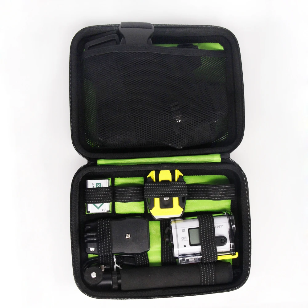 

Shockproof Carrying Case bag for Sony Action Cam HDR-AS15 AS20 AS30V AS100V AS200V HDR-AZ1 Mini Sony FDR-X1000V protect bag case