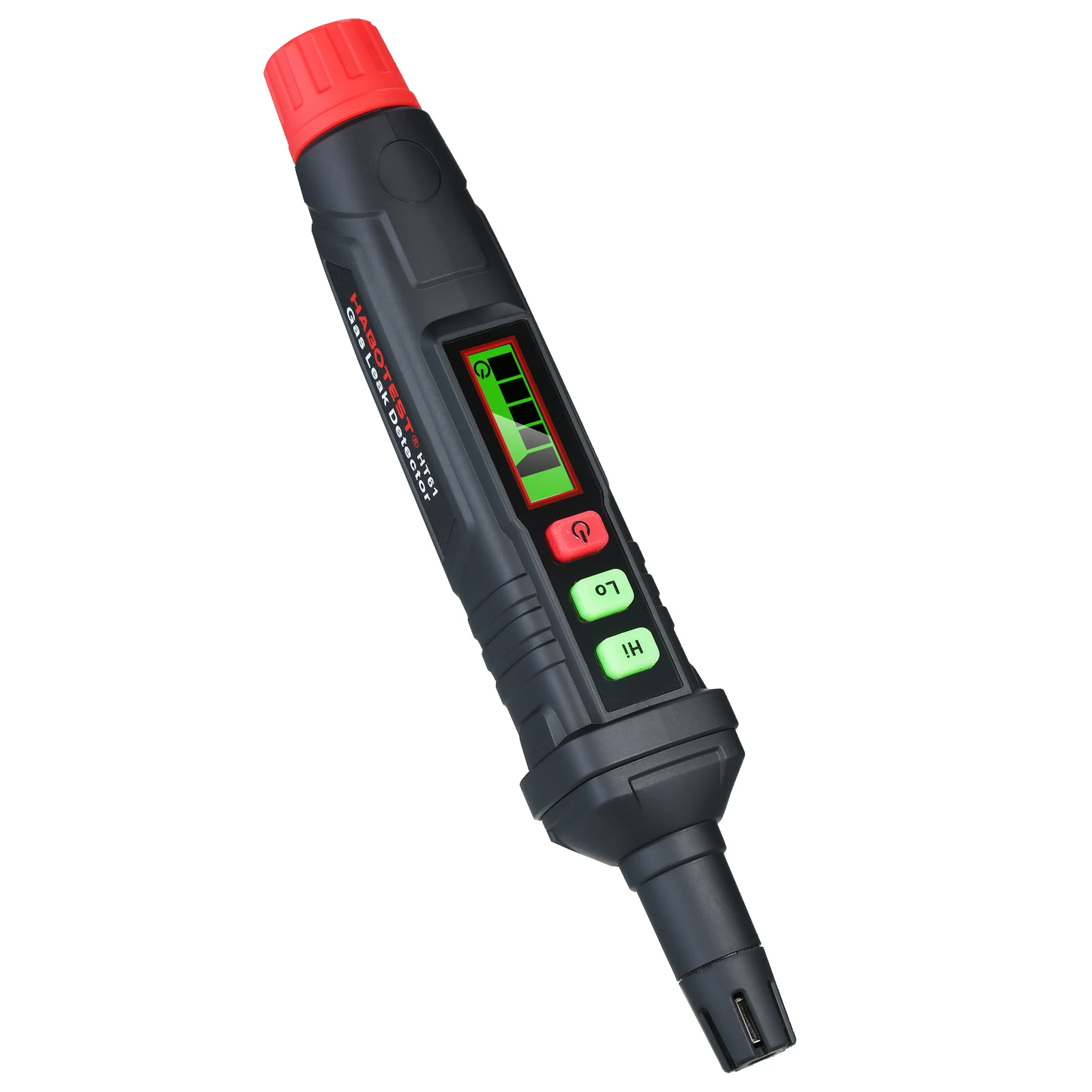 HABOTEST Portable Gas Leak Detector Alarm Combustible Gas Detector with Audible and Visual Alarm All Types of FlammableGases gas leak detector