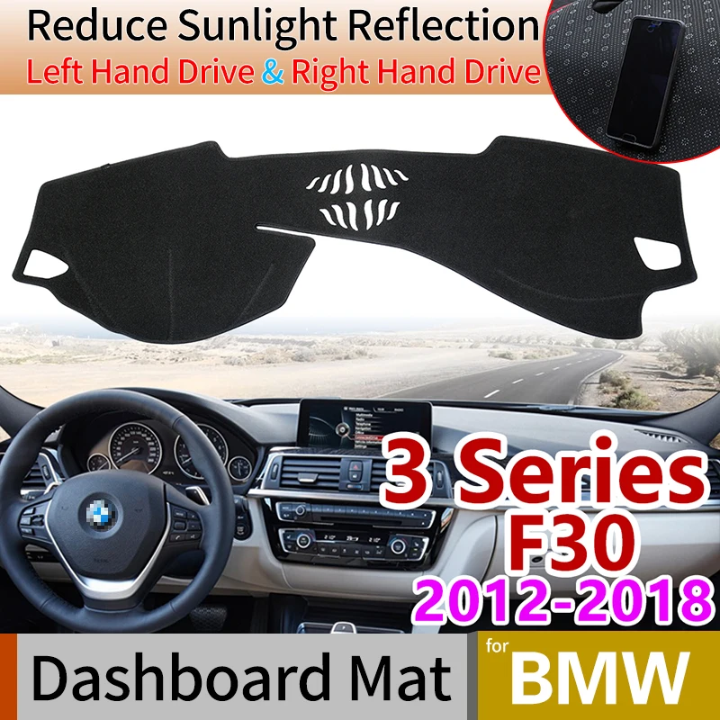 

for BMW 3 Series F30 2012-2018 Anti-Slip Anti-UV Mat Dashboard Cover Pad Dashmat Protect Carpet Accessories 318i 320i 325i 328i