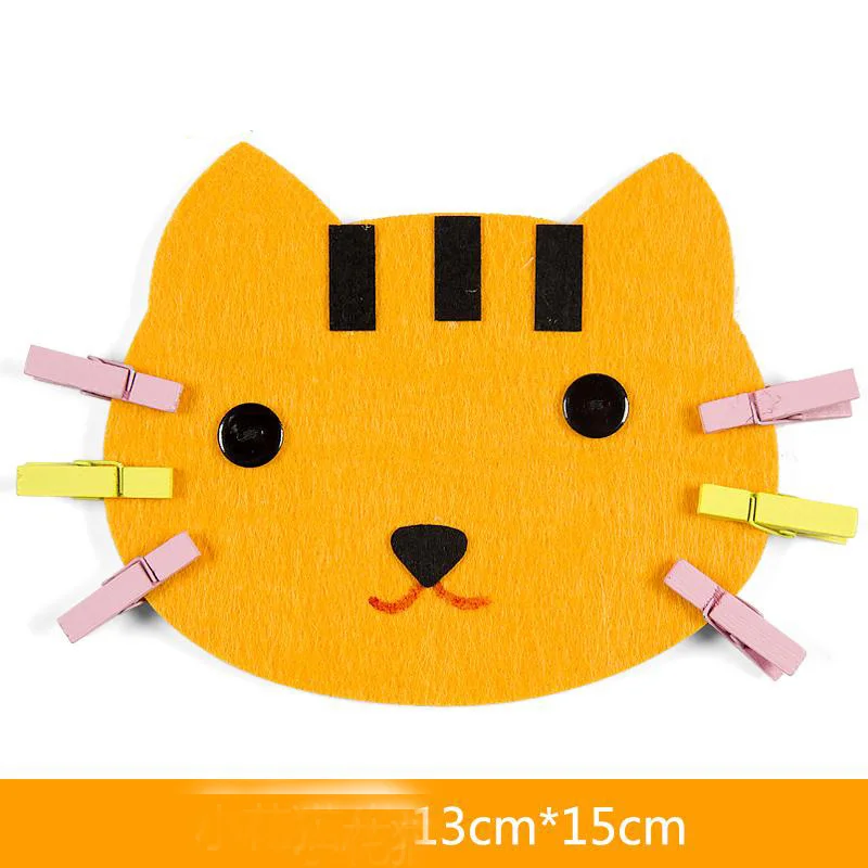Arts And Crafts Игрушки для малышей, 2 года, креативные радужные Мультяшные животные, искусство и ремесла, интересные игрушки для детей, детские поделки, Набор для творчества, подарок для девочки - Цвет: Arts And Crafts