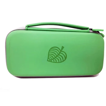 

Origin Animal Crossing Portable Storage Bag Green Leaves for Nintendo Switch Protective Carry Case Cute Kawai