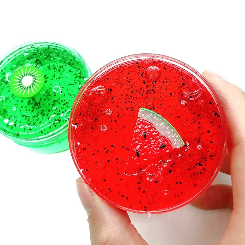 Afdswg Sticky Squishy Slime Crystal Mud Glaseado Lake Transparent Mud Decompression Toy Squishy's Squishies Toy Extrusion