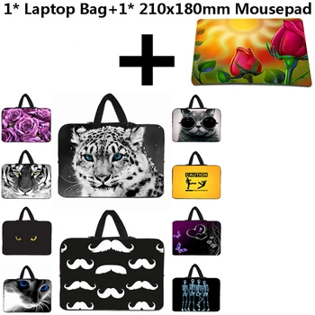 

21x18cm Gaming Mousepad With Laptop Bag 15 14 17 12 13 10.1" 10" 10.2" Tablet Case For Samsung Galaxy Tab 10.5 iPad Air 3 Pro 11