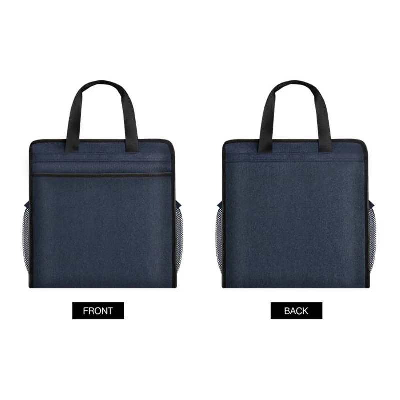 Waterproof Padded Mens Bag Computer Office Portable Document Bag Laptop Double Briefcase Handbag Male Organizer For Documents