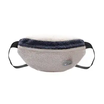 

New Fashion Handbags Multi-function Hit Color Plush Shoulder Waist Bag Women Fashion Fanny Casual Zip Crossbody Chest Pack