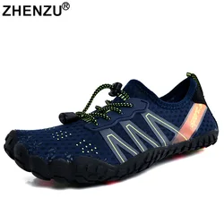 Unisex Quick-Dry Aqua Shoes for Water Activities and Beach Sports (966blue)