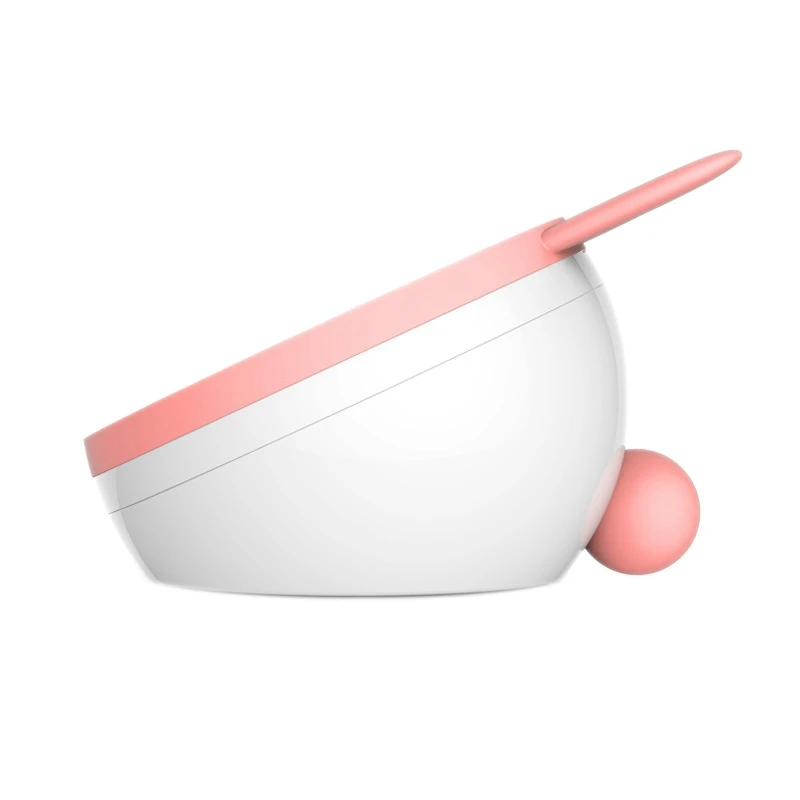 Pink HTHL-симпатичное туалетное зеркало для домашних животных с лампой, милое многофункциональное туалетное зеркало для хранения, светодиодная лампа для подзарядки, зеркало - Цвет: Pink