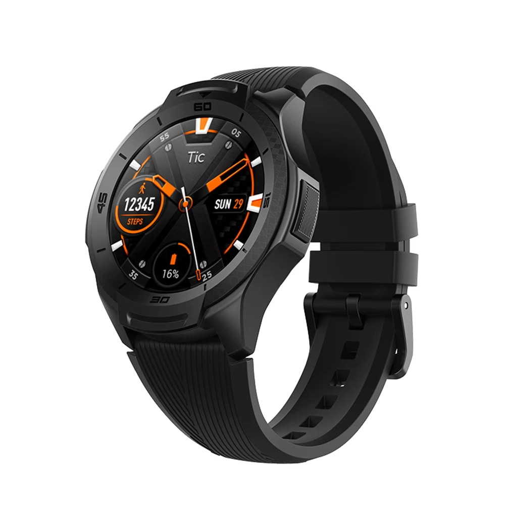 Xiaomi Ticwatch S2 Смарт-часы Android носить Bluetooth gps часы жизнь водонепроницаемый монитор сердечного ритма бег отслеживание Smartwatch - Цвет: White