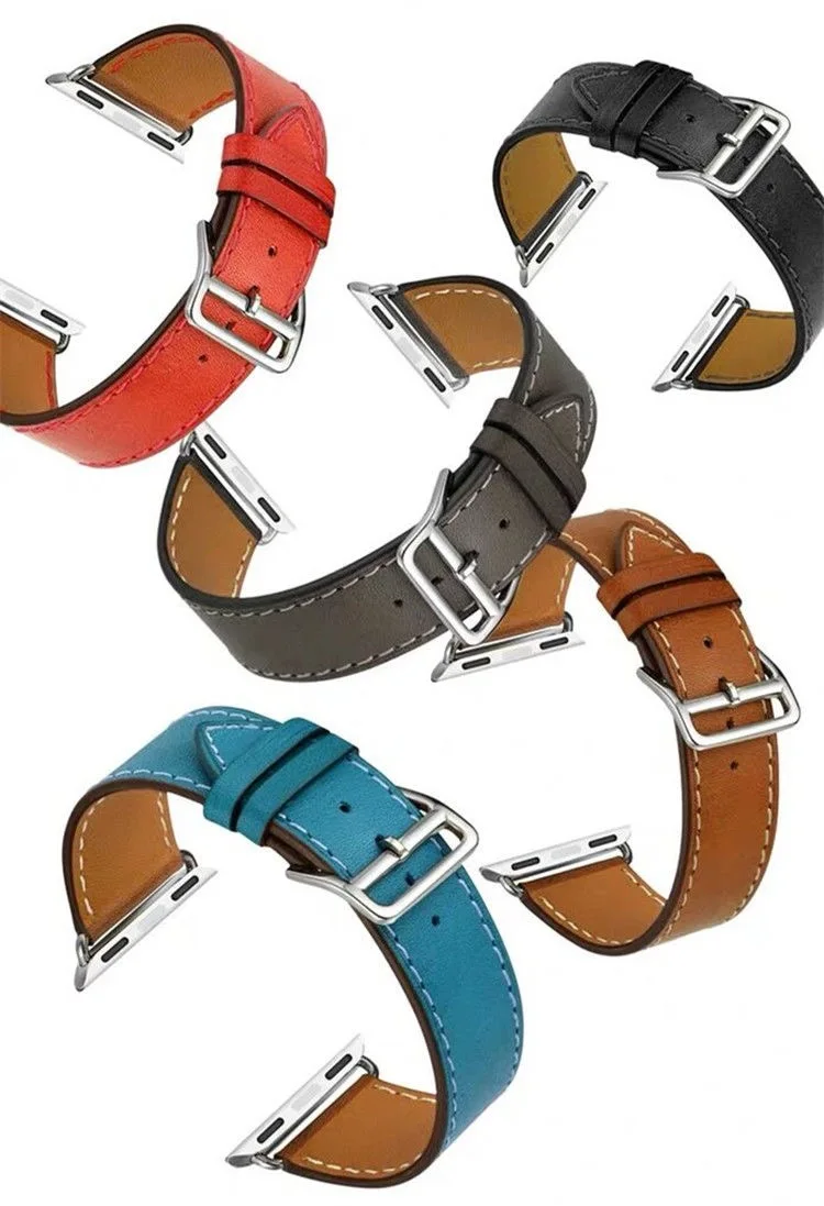 Роскошные официальные стильные полосы для Apple Watch Series 5 4 3 2 Пряжка цветные