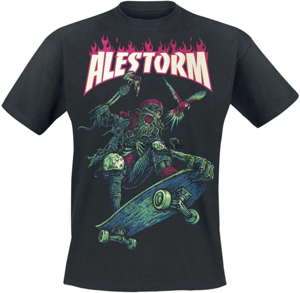 Футболка для вечевечерние Alestorm пират пицца черная XXL |