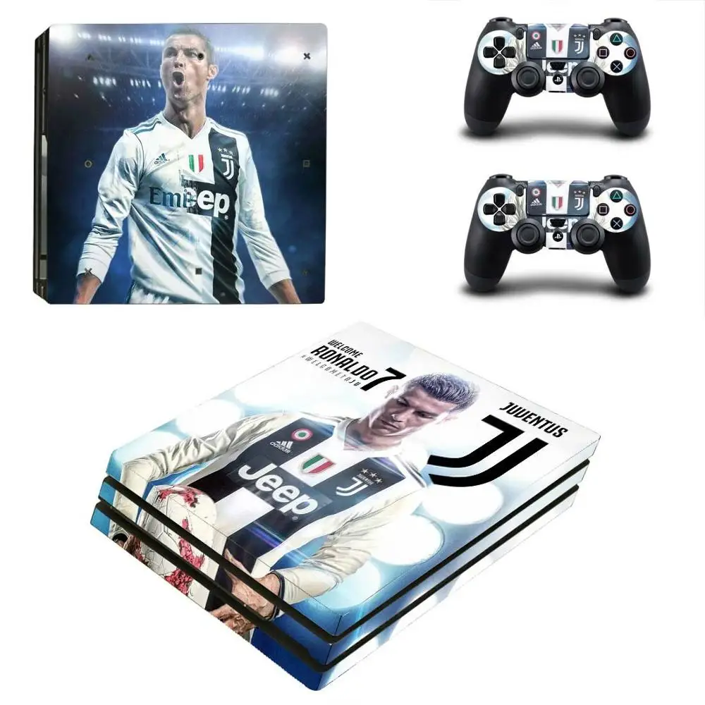 Cristiano Ronaldo PS4 Pro наклейка PS 4 Play station 4 Pro виниловая наклейка s для playstation 4 Pro консоль и контроллер - Цвет: YSP4P-2551