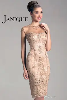 

free shipping robe de soiree 2016 new fashion cheap short sexy beaded vestido de madrinha Mother of the Bride lace Dresses