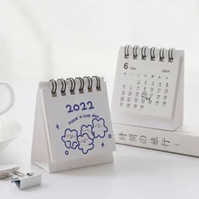 Mohamm – Mini calendrier créatif et mignon 2022, 1 pièce, papeterie de décoration de bureau, fournitures scolaires