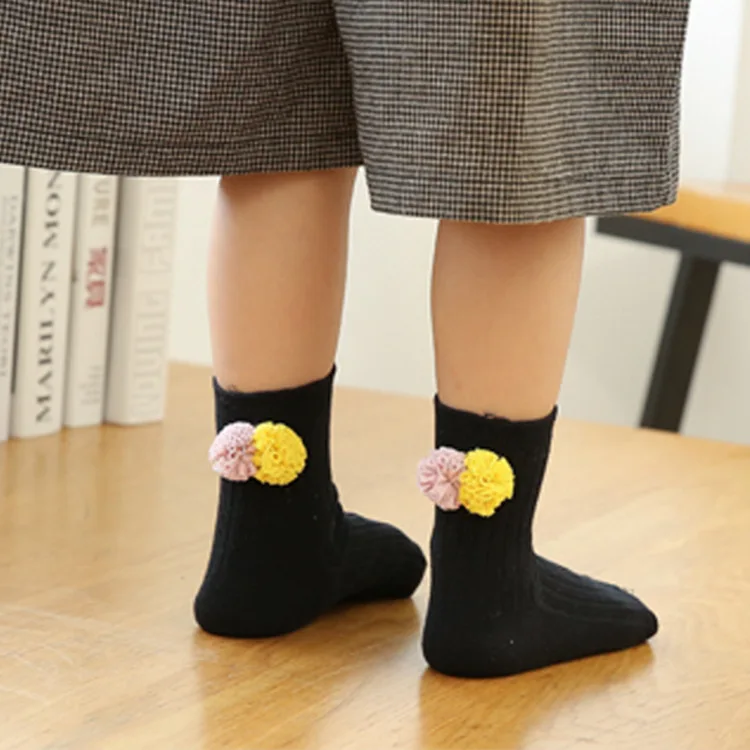 Boxdream/модные носки для девочек из пуха новые осенние стильные хлопковые однотонные универсальные короткие носки для девочек BD112