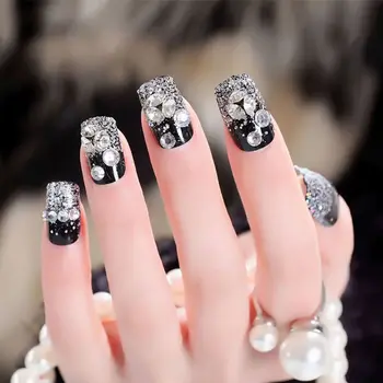 

Manicure Patch Fake Nails Patch Stick Completely Nail Tip Finished Product Social Wear Manicure Students