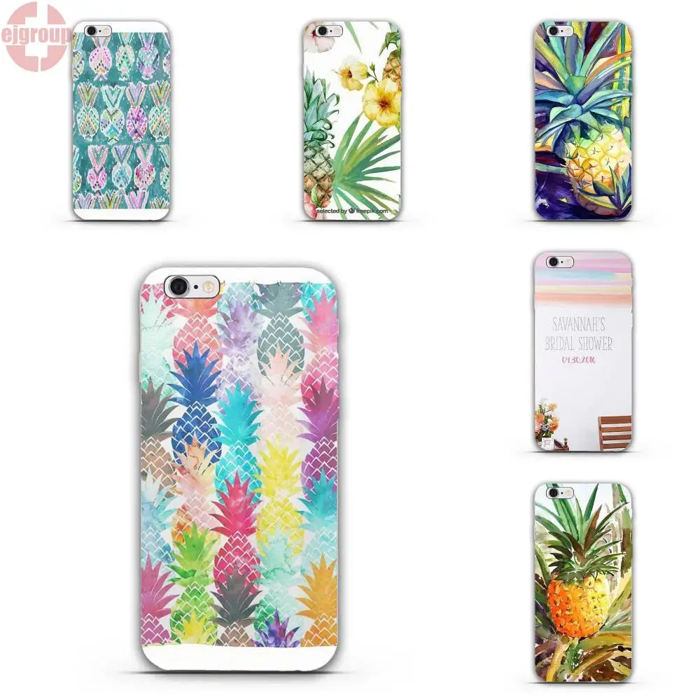 Мягкий силиконовый чехол для мобильного телефона Bixedx из ТПУ с гавайским ананасом