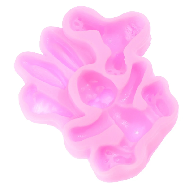 12 Holes Mini HAMSA Lotus in The Palm Soap Khamsah DIY for Soap Making Hand of Fatima Mascot Mold 