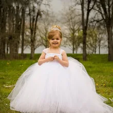 Swallowtail/пачка для маленьких девочек; белое свадебное платье подружки невесты с цветочным узором для девочек; Пышное фатиновое бальное платье для дня рождения; вечернее платье