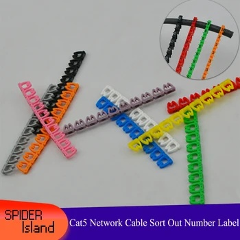 

Category6 Cat6 Network Cable Module Cable Comb Arrangement Number Label Tools