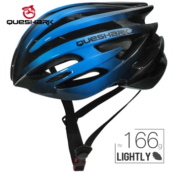 

QUESHARK Professional Men Women Cycling Helmet Small Size 54-60cm Ultralight Gradient Riding Mountain Road Cycling Safely Cap