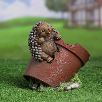 

Figured kashpo "hedgehog in a pot", 17x18 cm 3142405