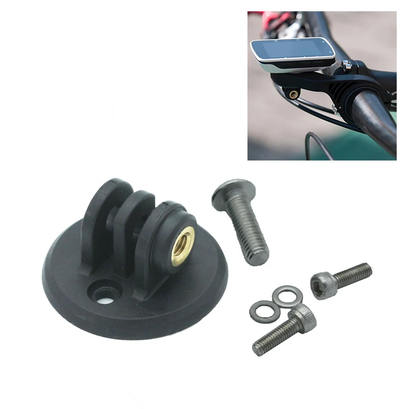 For Garmin Bryton GoPro Camera mount Holder Nylon Black Stopwatch Handlebar Sports Bracket Set Stopwatch Holder