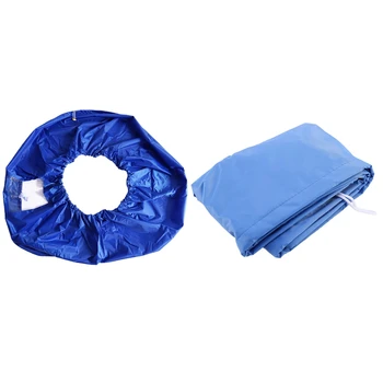 

2 Pcs Air Conditioning Cover Washing Wall Cleaning Protective Dust Cover Clean Tool Tightening Belt-M & L