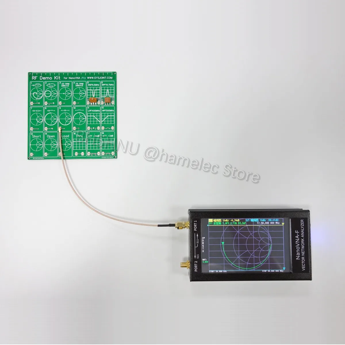 NanoVNA RF тестовая плата RF демонстрационный комплект NanoVNA RF тестовая плата векторный тестовый фильтр аттенюатор для NanoVNA-F H009