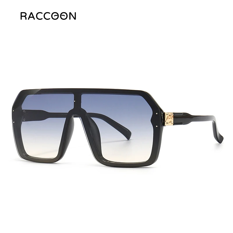 2023 New Men Fashion Sunglasses Oversized Square Vintage Brand