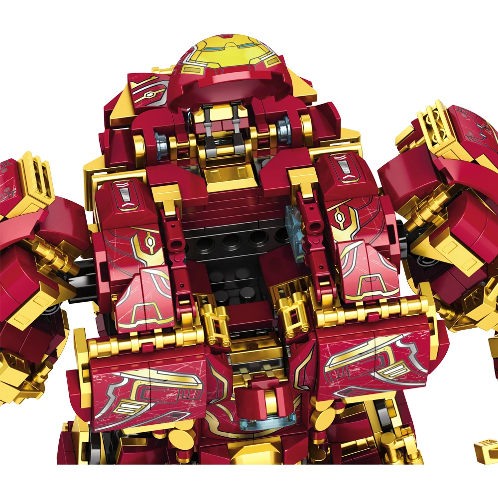 Marvel Hulkbuster War Machine Железный человек строительные блоки Супер Герои Мстители