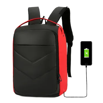 

2020 New Women Bag Enlarge Backpack USB External Charge Laptop Backpack Shoulders Men Anti-theft Waterproof Travel Bagpack Bag