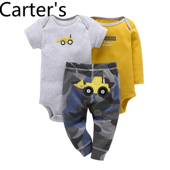 

Carter's Triangle bag fart baby romper pants suit Baby Bodysuit Newborn Clothes Baby Girl Body Baby Boy Clothes Lucky+child